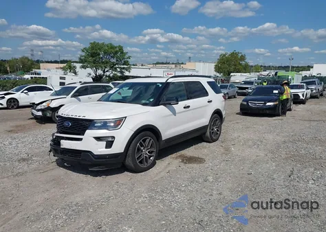 2018 Ford Explorer Sport из США, поврежденный, VIN 1FM5K8GT4JGC61828